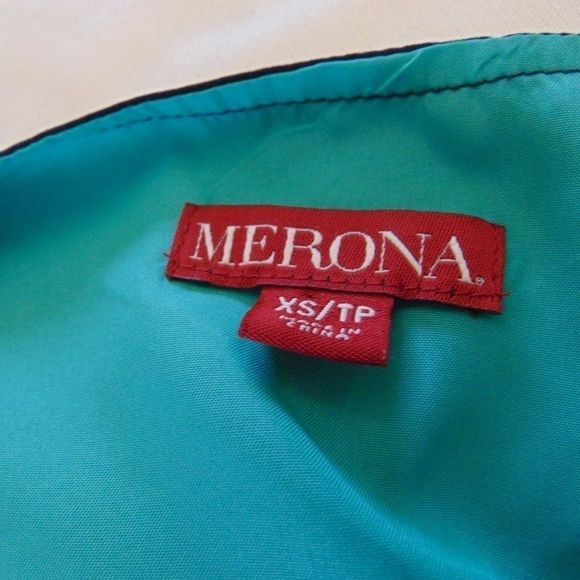 *296 Merona Color-Block Midi Dress w/ POCKETS - Picture 5 of 6